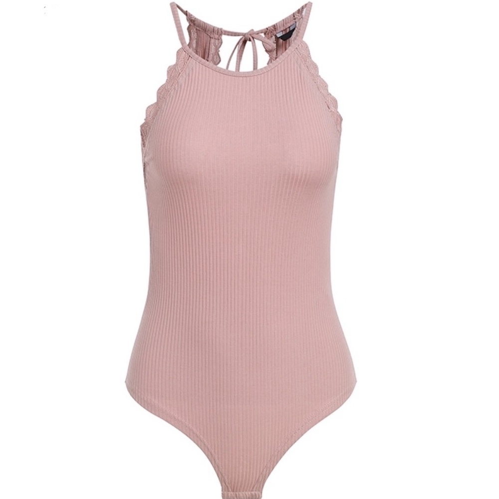 Last L! ♥️Brianna Bodysuit in Pink💋💋 - Picture 4 of 8